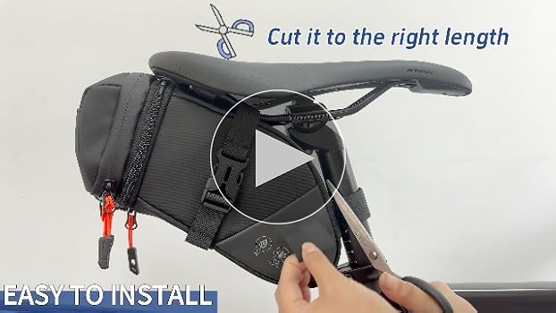 Amazon.com: Danuosie Bike Seat Bag, Expandable Bicycle